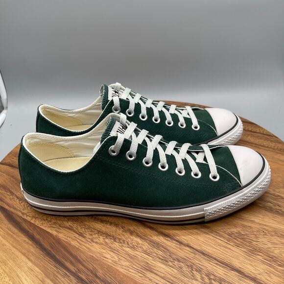 Converse All Star Chuck Low Taylor Shoes Mens 10 Green Skate Comfort Walking - Picture 1 of 8